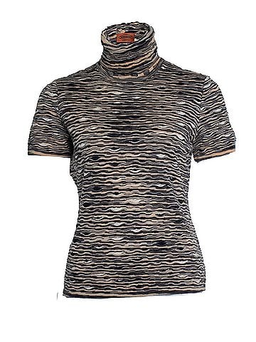 Missoni Missoni, short sleeve turtle neck (view 1)