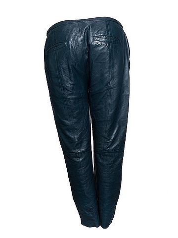 Togs Fashion World Forte Forte, emerald green leather pantalon (view 2)