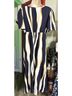 Shein Stripes Multi Color Casual Dress Size M - photo 6