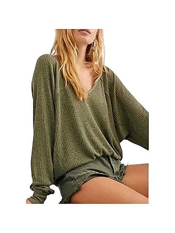 Free People Santa Clara Thermal Long Sleeve T-Shirt (view 1)
