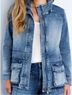 Wash Lab Blue Denim Jacket Size XL - photo 4