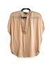 Vince. 100% Silk Tan Pink Short Sleeve Blouse Size XS - photo 1