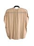 Vince. 100% Silk Tan Pink Short Sleeve Blouse Size XS - photo 2