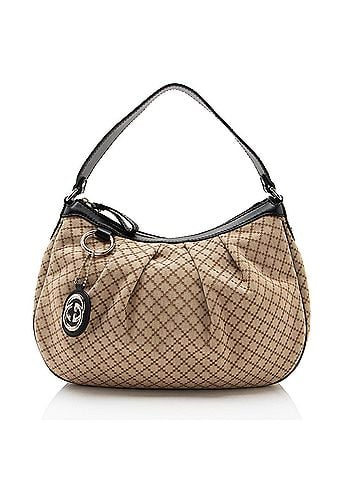 Gucci Gucci Diamante Canvas Sukey Hobo (view 1)