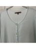 Flax 100% Linen Solid Blue Long Sleeve Button-Down Shirt Size S - photo 4