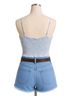 RSQ Floral Blue Sleeveless Top Size L - photo 2