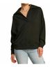 Umgee Black Collared Neck Top in Black Size M - photo 2