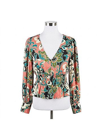 Cleobella Women's Dahlia Printed Blouse in Gypsy Bloom (view 1)