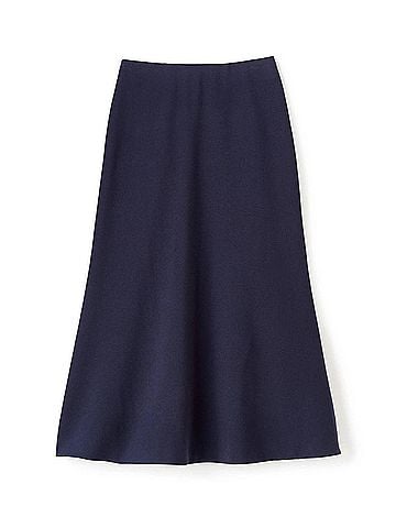 Cartolina Nantucket Mable Midi Skirt in Dark Navy (view 1)