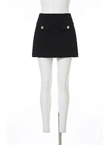Amanda Uprichard Nina Vintage-Inspired Skirt in Black (view 1)