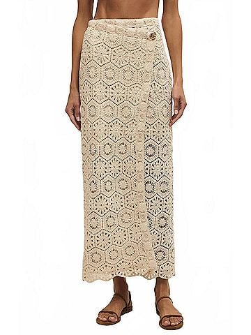 Z Supply Raquel Lace Skirt in Natural (view 2)