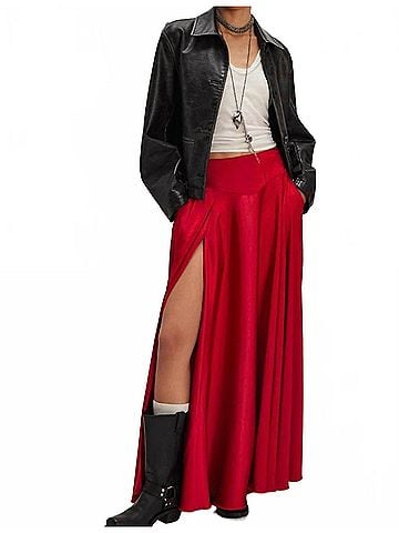 Free People Chilco Maxi Skirt in Salsa (view 2)