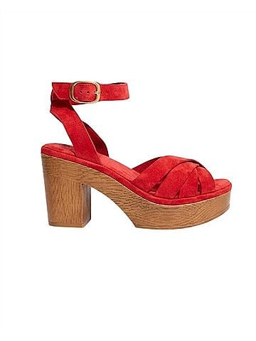Cherokee Women's Joni Vibrant Platform Sandal in Red (view 1)