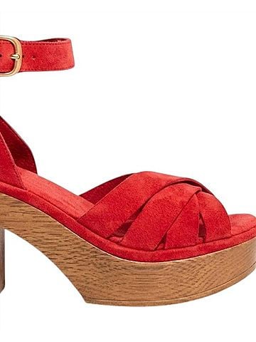 Cherokee Women's Joni Vibrant Platform Sandal in Red (view 2)