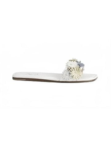 AGL Women's Elsy Floral Slide in White (view 1)