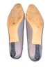 Pappagallo 100% Leather Solid Gray Flats Size 8 1/2 - photo 2