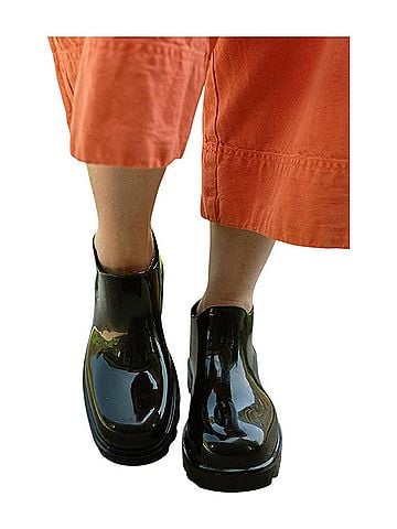 Free People High Street Rain Boots in Black (view 2)