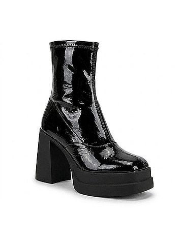 Free People Double Platform Boot in Black (view 1)