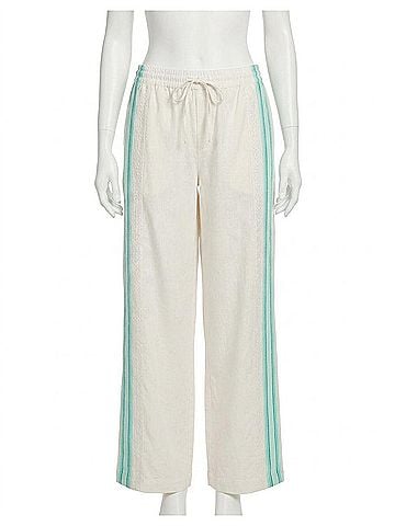 Free People Team Spirit Pull On Pants in Bleached Aqua Combo (view 1)