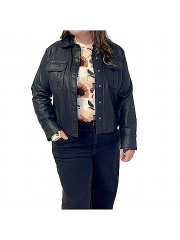 Kut from the Kloth Remy Jacket in Black (view 2)