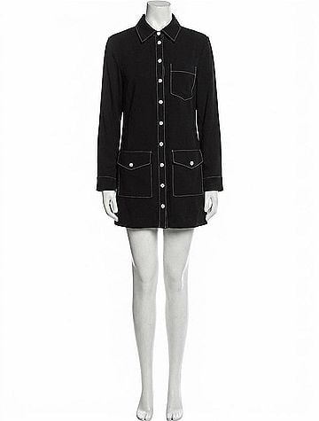 Amanda Uprichard Gemma Dress in Black (view 1)