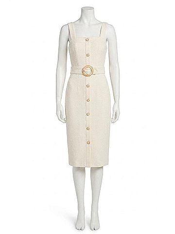 Amanda Uprichard Uptown Dress in Ecru (view 1)
