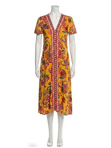 Johnny Was Midi Eva Dress in Linnea (view 1)