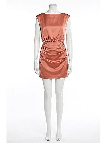 Amanda Uprichard Nora Dress in Clay (view 1)