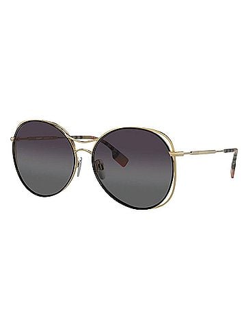 Burberry Be3105 Sunglasses in Gold And Black (view 1)