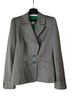 Escada Stripes Gray Blazer Size 6 - photo 1