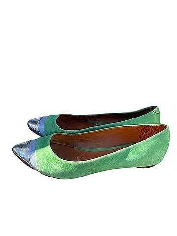 Schutz Cap Toe Flats (view 2)