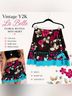 La Belle 100% Polyester Floral Black Pink Casual Skirt Size L - photo 4