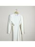 A.L.C. 96% Viscose 4% Elastane 100% Polyester Solid White Cocktail Dress Size 2 - photo 5
