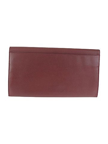 Cartier CARTIER Cartier Must Line Wine Red Bordeaux Gold Hardware Leather Clutch Bag Second Unisex Men's (view 2)