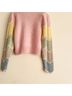 LoveShackFancy Solid Pink Yellow Pullover Sweater Size M - photo 6
