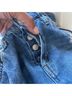 Free People 100% Cotton Solid Blue Jeans Size 26 - photo 5