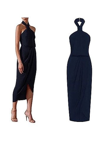 Shona Joy Core Knot Draped Dress Cocktail Dress (view 1)