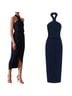 Shona Joy 100% Polyester Solid Blue Cocktail Dress Size 4 - photo 1