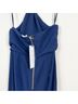 Shona Joy 100% Polyester Solid Blue Cocktail Dress Size 4 - photo 5