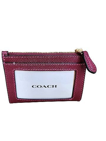 Coach Mini Skinny ID Leather Card Holder (view 2)