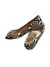 Sam Edelman Snake Print Black White Flats Size 10 - photo 2