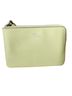 Coach 100% Leather Solid Green Silver Wallet One size - photo 15