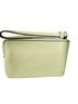 Coach 100% Leather Solid Green Silver Wallet One size - photo 2