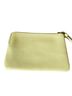Coach 100% Leather Solid Green Silver Wallet One size - photo 14