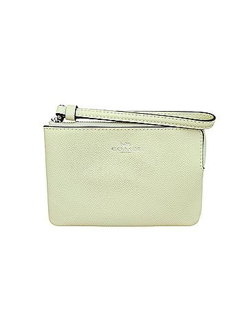 Coach Corner Zip Leather Wristlet (view 1)