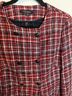 Brooks Brothers 100% Cotton Tweed Red Blue Blazer Size 14 - photo 5