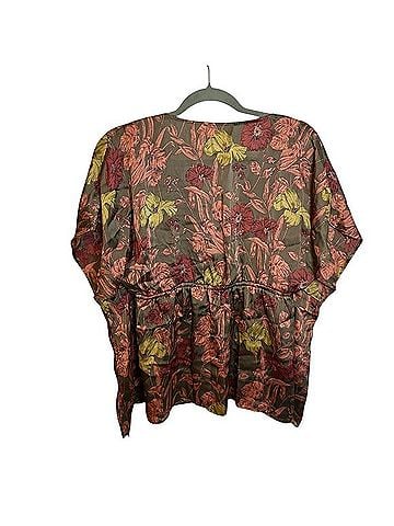 DKNY Floral Babydoll Y2K Dolman Blouse Blouse (view 2)