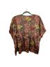 DKNY 100% Polyester Floral Gray Pink Blouse Size S (petite) - photo 2