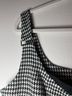 Maeve Houndstooth Black White Green Brown Sleeveless Blouse Size M - photo 6