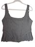 Maeve Houndstooth Black White Green Brown Sleeveless Blouse Size M - photo 2